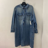 LANDS'END WOMEN'S PLUS DRESS blue 24W