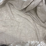 PURO LINO WOMEN'S SCARF/SHAWL taupe