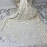 MOMENT BY MOMENT WOMEN'S SCARF/SHAWL ivory sparkle