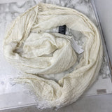 MOMENT BY MOMENT WOMEN'S SCARF/SHAWL ivory sparkle