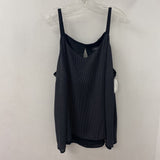 MICHEL WOMEN'S PLUS TOP black white dots 3X