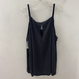 MICHEL WOMEN'S PLUS TOP black white dots 3X