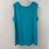 dolcezza WOMEN'S PLUS TOP turquoise 3X