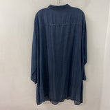 H&M WOMEN'S PLUS TOP blue 4X