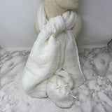 BINDYA WOMEN'S SCARF/SHAWL ivory silver