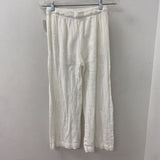 BERSHKA WOMEN'S PANTS white S/XS