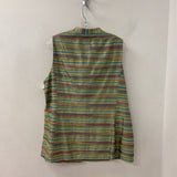 JNY jones new york WOMEN'S TOP lime multi stripe 16