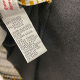 LAURA WOMEN'S PLUS TOP black white yellow 1X