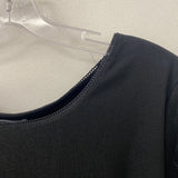 LAURA WOMEN'S PLUS TOP black 2X