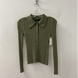 Banana Republic WOMEN'S CARDIGAN olive green XXSP
