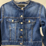 MAJE WOMEN'S DENIM JACKET blue S/36