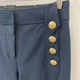 DEREK LAM 10 CROSBY WOMEN'S PANTS navy gold 2