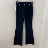 DEREK LAM 10 CROSBY WOMEN'S PANTS navy gold 2