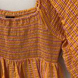 Nobody's Child WOMEN'S DRESS orange pink white 6