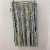 EMPROVED WOMEN'S SKIRT blue white yellow XL