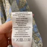 EMPROVED WOMEN'S SKIRT blue white yellow XL