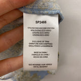 EMPROVED WOMEN'S BLOUSE/SHIRT blue white yellow L