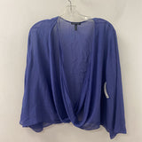 EILEEN FISHER WOMEN'S BLOUSE/SHIRT periwinkle L