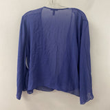 EILEEN FISHER WOMEN'S BLOUSE/SHIRT periwinkle L