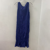 EILEEN FISHER WOMEN'S DRESS dark periwinkle L
