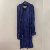 EILEEN FISHER WOMEN'S DRESS dark periwinkle L