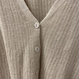 EILEEN FISHER WOMEN'S CARDIGAN beige M