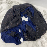 WOMEN'S SCARF/SHAWL black navy