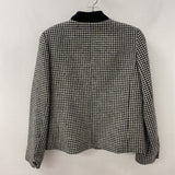 J CREW WOMEN'S COAT black white XS