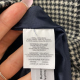 J CREW WOMEN'S COAT black white XS