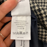 J CREW WOMEN'S COAT black white XS