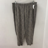 EILEEN FISHER WOMEN'S PANTS grey black XL