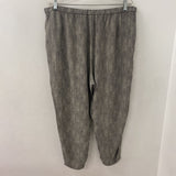 EILEEN FISHER WOMEN'S PANTS grey black XL