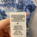 alice + olivia WOMEN'S DRESS blue white 10