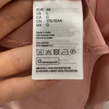 H&M WOMEN'S TOP pink metallic L