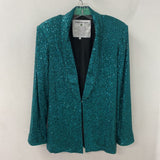 WOMEN'S BLAZER/JACKET teal M