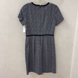 TALBOTS WOMEN'S DRESS navy white 2