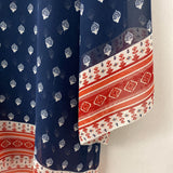 REITMANS WOMEN'S BLOUSE/SHIRT navy red LP