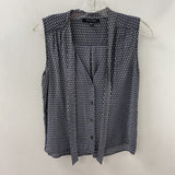 JUDITH & CHARLES WOMEN'S BLOUSE/SHIRT black white geo 6