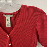 GAP WOMEN'S CARDIGAN red S