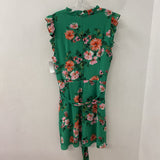 VINCE CAMUTO WOMEN'S PLUS DRESS green pink floral 18