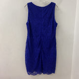 LAUREN ralph lauren WOMEN'S PLUS DRESS royal blue 18