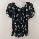 ALCEE WOMEN'S BLOUSE/SHIRT navy floral M