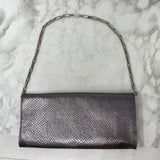 Unbranded WOMEN'S BAG embossed pewter