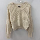 DYNAMITE WOMEN'S SWEATER ivory XS