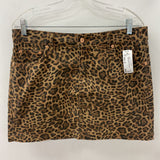 GAP WOMEN'S SKIRT leopard print 12