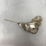 925 WOMEN'S BROOCH silver white