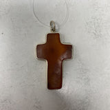 WOMEN'S PENDANT silver amber
