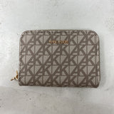 ANNE KLEIN WOMEN'S WALLET/WRISTLET beige print