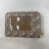 ANNE KLEIN WOMEN'S WALLET/WRISTLET beige print