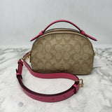 COACH WOMEN'S BAG tan pink